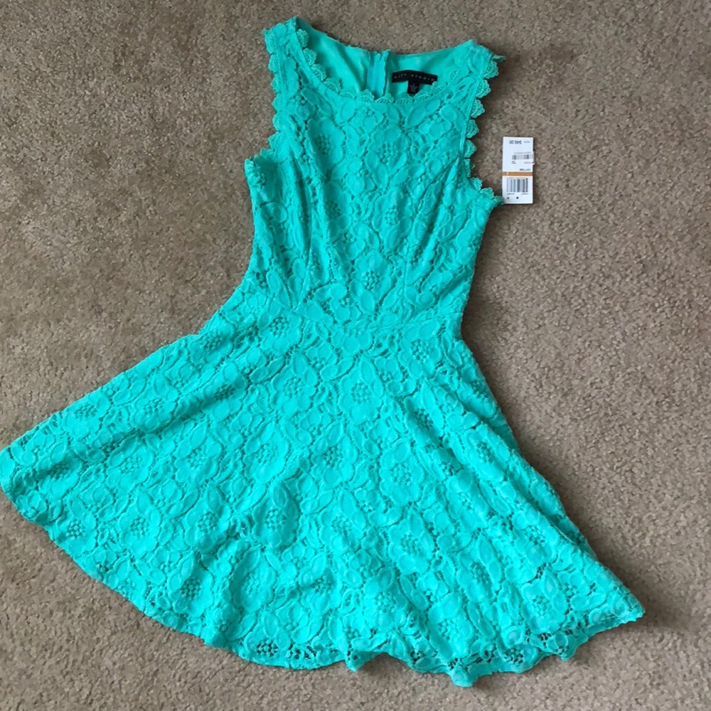 Macy's mint princess dress